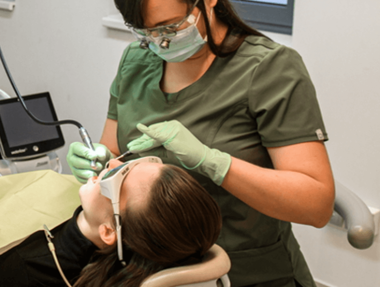 Gum surgery, gum contouring