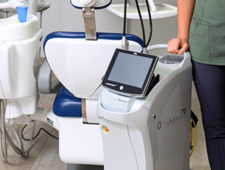 Laser treatment of lingual and labial frenum